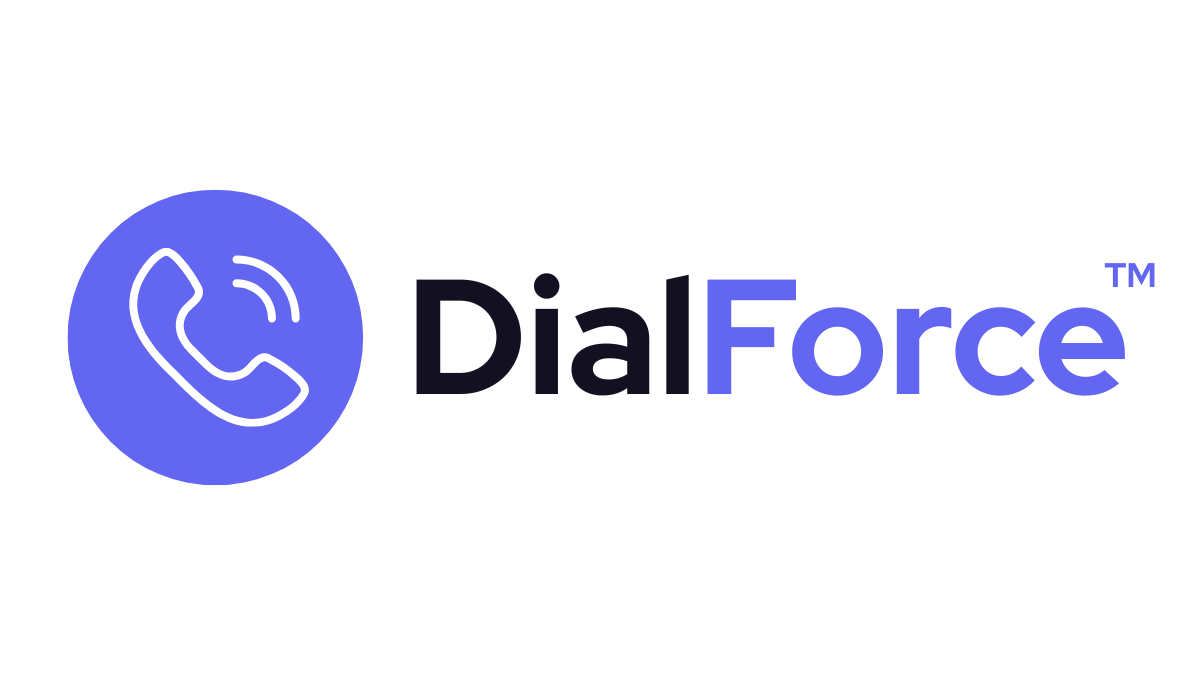 DialForce's horizontal logo